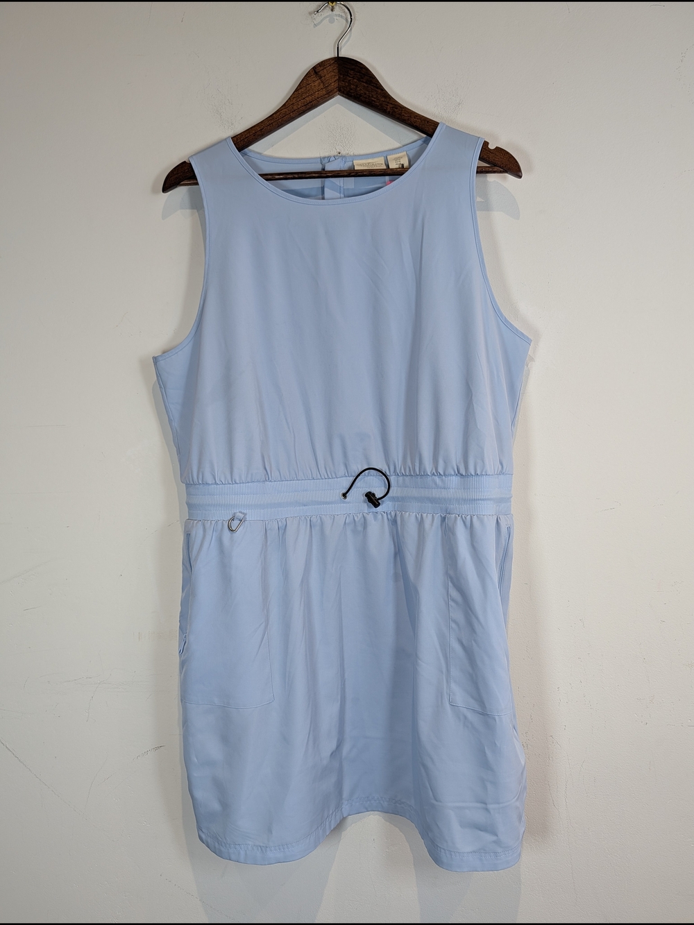 Telluride Utility Blue Sleeveless Casual Dress, Size XL